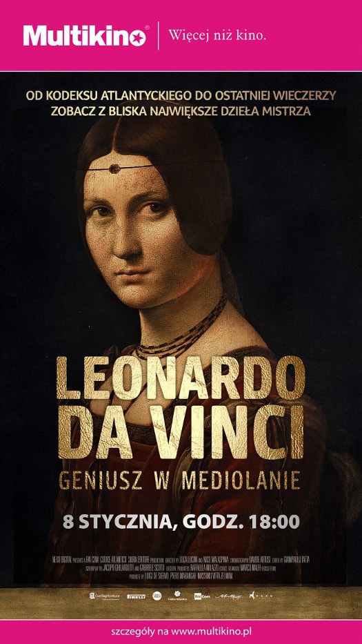 Wystawa w Multikinie: Leonardo Da Vinci. Geniusz w Mediolanie