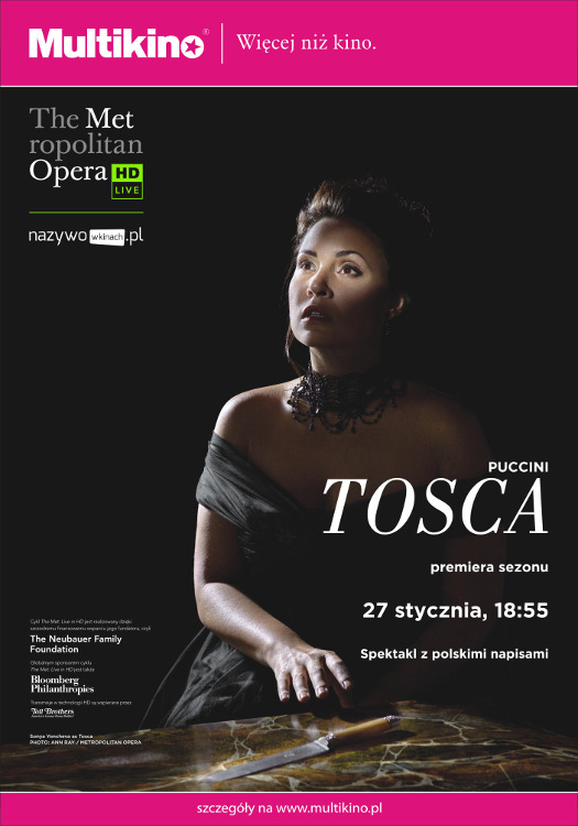 The Met Live in HD: transmisja "Tosca"