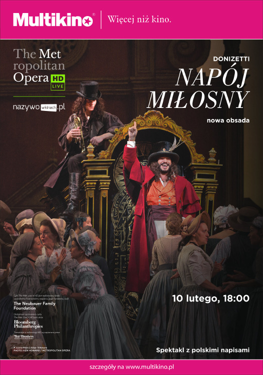 The Met Live in HD: "Napj miosny" w Multikinie