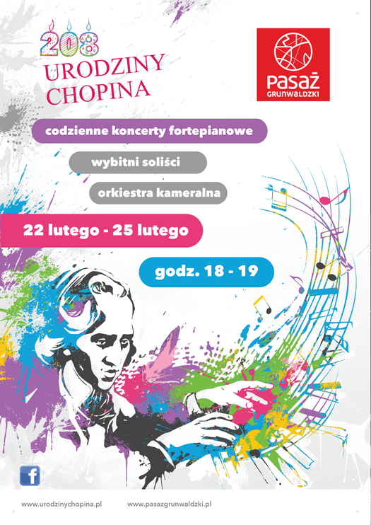 Urodziny Fryderyka Chopina w Pasażu Grunwaldzkim