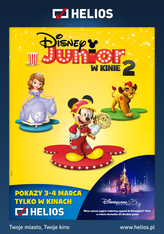Specjalne pokazy Disney Junior 2 w Kinie Helios