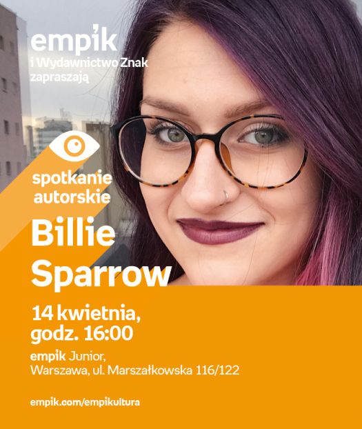 Billie Sparrow - spotkanie autorskie