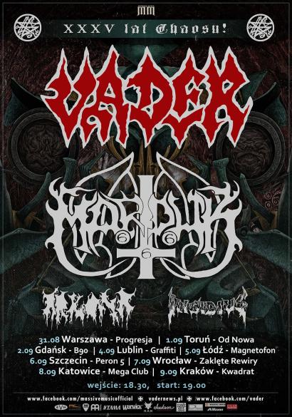 Vader + Marduk + Arkona + Insidius