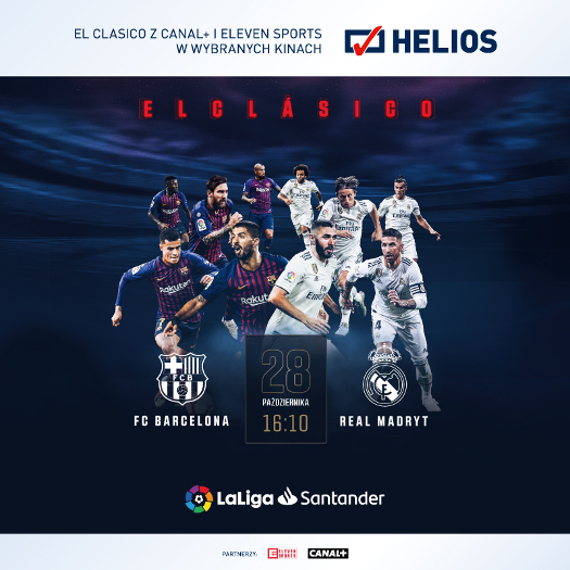 El Clásico: FC Barcelona vs Real Madryt w Heliosie