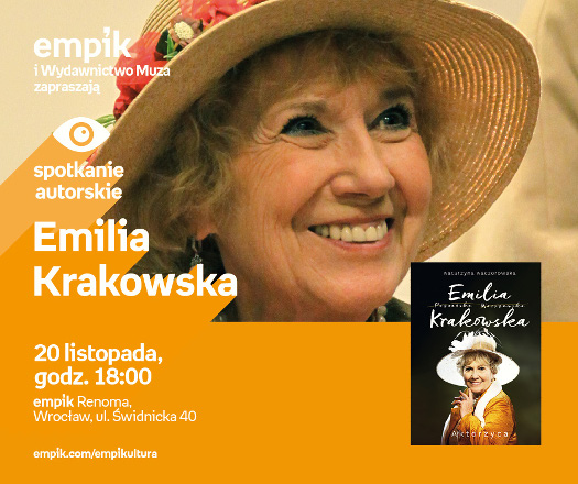 Emilia Krakowska - spotkanie autorskie