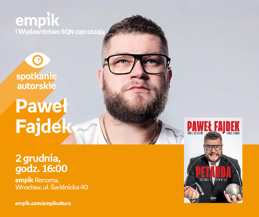 Paweł Fajdek - spotkanie autorskie