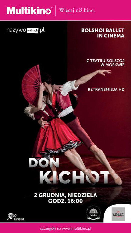 "Don Kichot" z Teatru Bolszoj w Multikinie