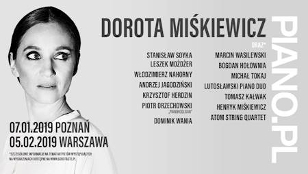 Piano.pl: Dorota Miśkiewicz + Możdżer, Nahorny, Wasilewski i inni