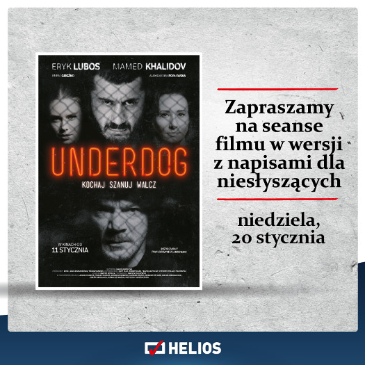 "Underdog" w wersji z napisami dla osób niesłyszących