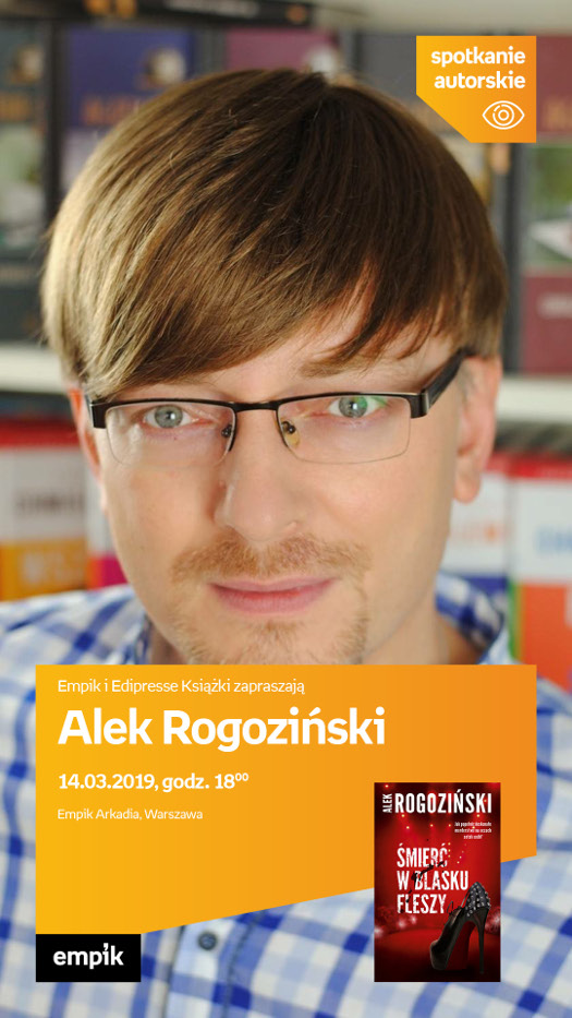 Alek Rogoziński - spotkanie autorskie