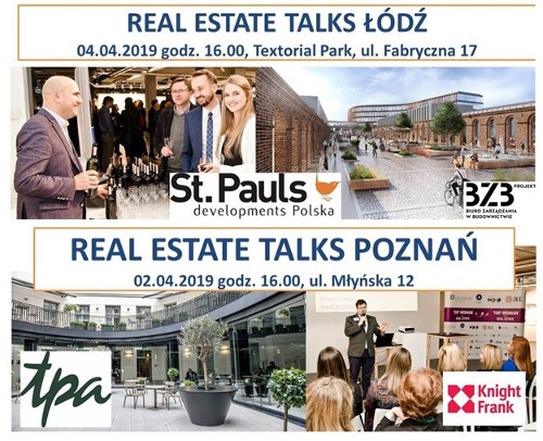 Real Estate Talks w Łodzi i Poznaniu