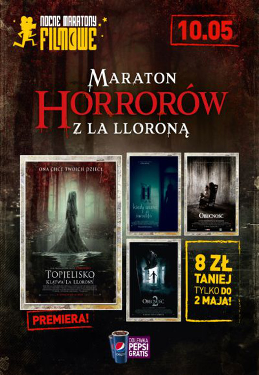 Maraton Horrorw z La Lloron w Heliosie