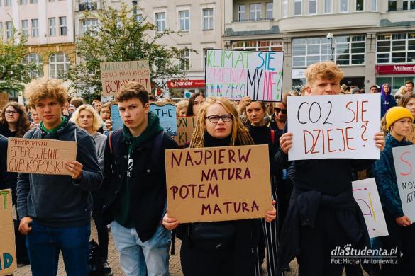 Młodzieżowy Strajk Klimatyczny w Poznaniu 