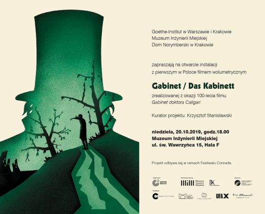 Instalacja multimedialna Gabinet / Das Kabinett z pierwszym w Polsce filmem wolumetrycznym