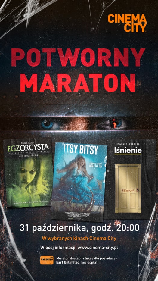 Potworny maraton horrorów w Cinema City