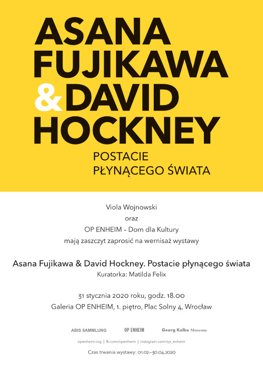 Asana Fujikawa&David Hockney. Postacie płynącego świata