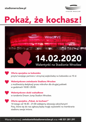 Walentynki na Stadionie Wrocław