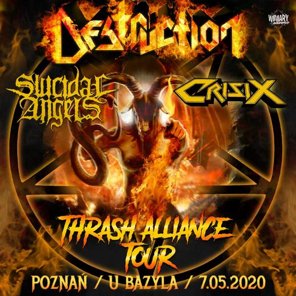 Destruction, Suicidal Angels, Crisix