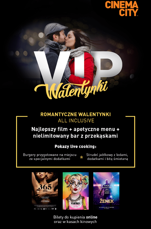 Walentynki w stylu VIP w Cinema City