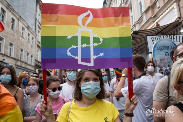 Poznań broni tęczy - manifestacja w obronie LGBT