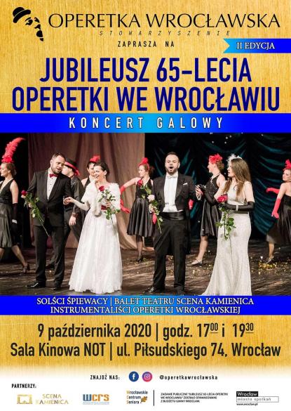 Gala jubileuszu 65-Lecia Operetki we Wrocławiu