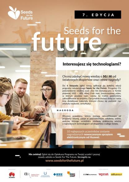 Seeds for the Future 2020 - koniec zapisów