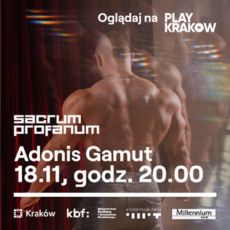 18. Sacrum Profanum: przychodzi Adonis na festiwal - On-line