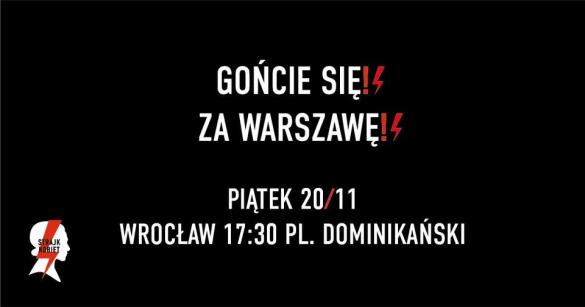 Strajk Kobiet: Gońcie się - manifestacja we Wrocławiu 