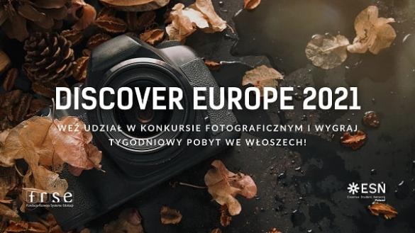 Discover Europe 2021 - termin nadsyłania zgłoszeń