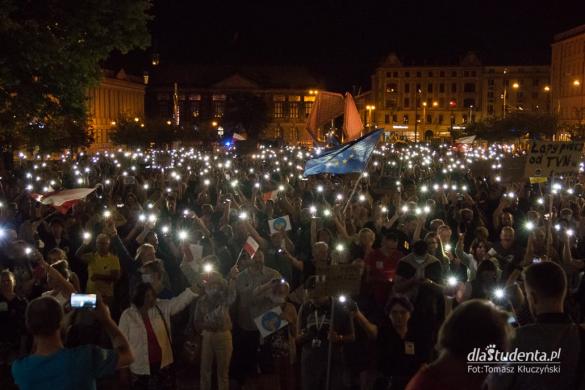Wolne Media - protest w Poznaniu 