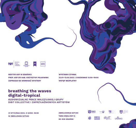 Breathing the waves / digital tropical. Exhibition