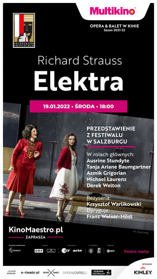 "Elektra" z okazji 100-lecia istnienia Salzburger Festspiele w Multikinie