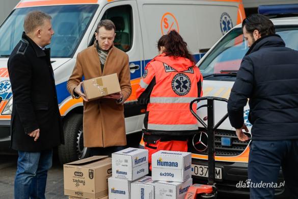 Konwój pomocy humanitarnej dla Ukrainy wyruszył z Wrocławia do Dniepropietrowska
