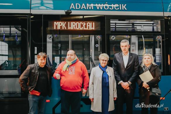 Tramwaj imienia Adama Wójcika będzie jeździł po Wrocławiu 