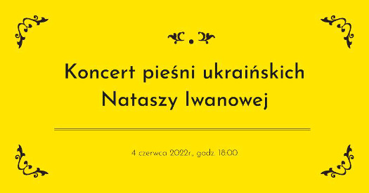 Recital muzyki ukraińskiej w wykonaniu Nataszy Ivanovej
