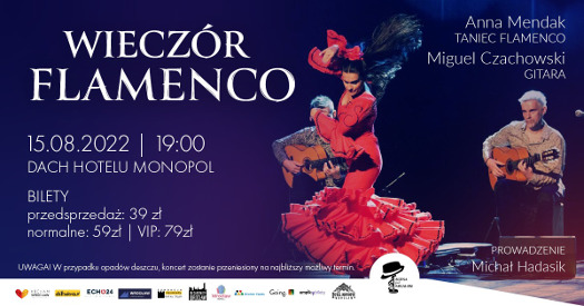 Wieczór Flamenco na dachu Hotelu Monopol