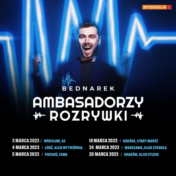 Ambasadorzy Rozrywki - Kamil Bednarek zagra w Poznaniu