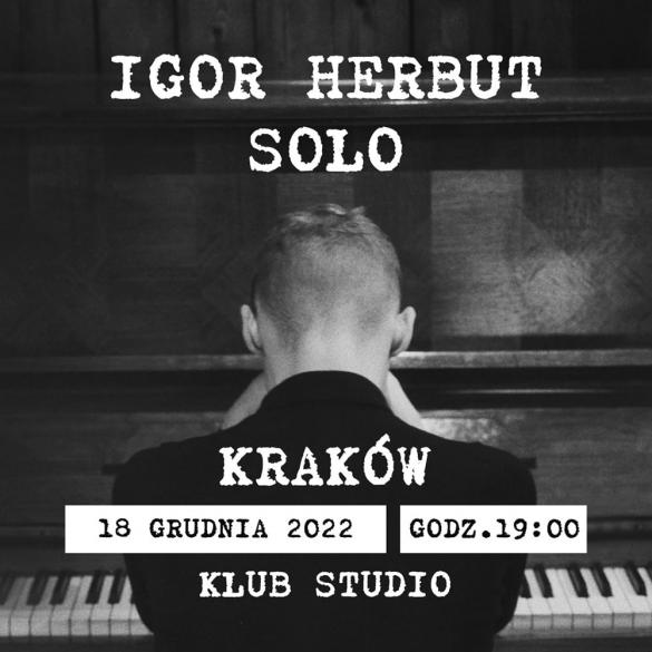 Igor Herbut wystąpi w Krakowie