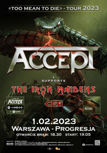 ACCEPT The Iron Maidens + Grzegorz Kupczyk & CETI