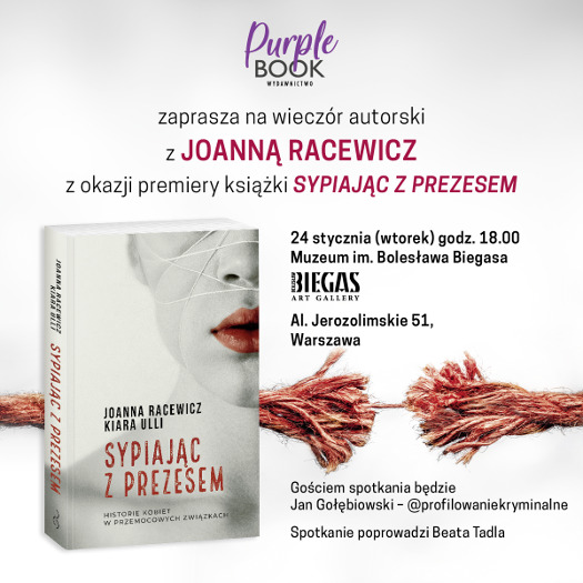 Premiera książki Joanny Racewicz "Sypiając z Prezesem"
