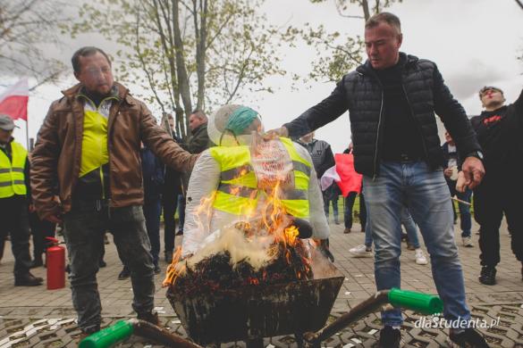 Protest przeciwko toksycznym odpadom we Wrocławiu 