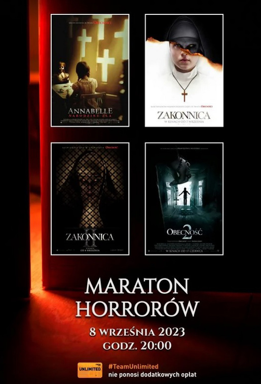 Maraton horrorów w Cinema City
