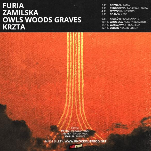FURIA ZAMILSKA + OWLS WOODS GRAVES + KRZTA