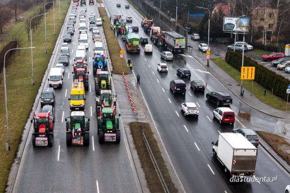 Ogólnopolski protest rolników na Dolnym Śląsku 
