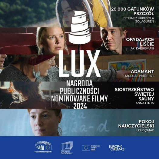 Przegląd filmów nominowanych do Nagrody Publiczności LUX 2024
