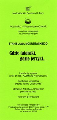 Promocja książki Stanisława Modrzewskiego 