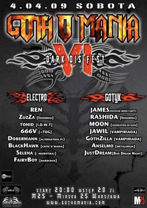 Goth'O'Mania Dark DJs Fest 