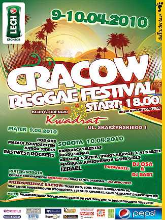 Cracow Reggae Festival - 1 dzień