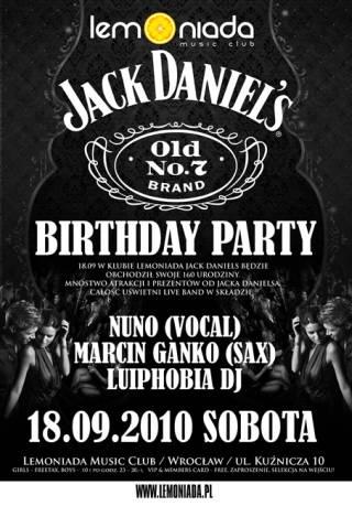 Jack Daniels Birthday Party