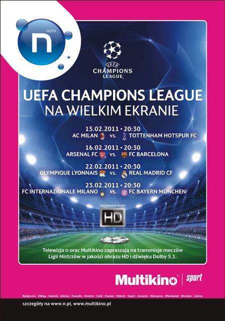 UEFA Champions League w Multikinie